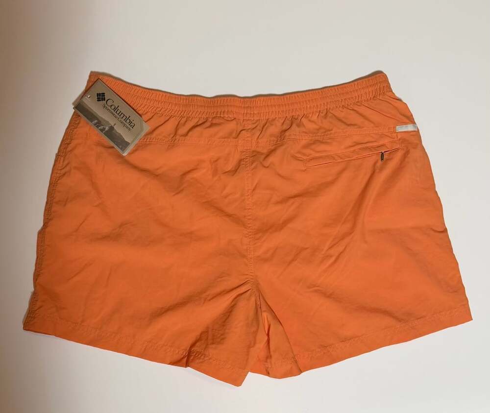 Columbia Sandy River Short Womens XL Orange Inseam 5"